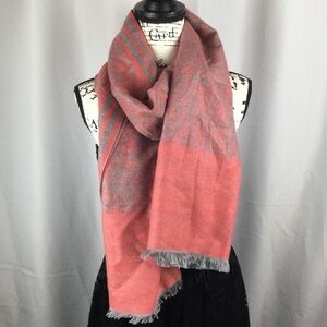 Tickled Pink Multicolor blanket Scarf Cotton Wool